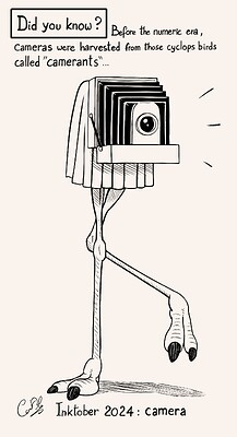 Inktober 2024 26 Camera