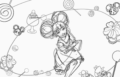 krita-monthly-art-contest-august-kiki sketch