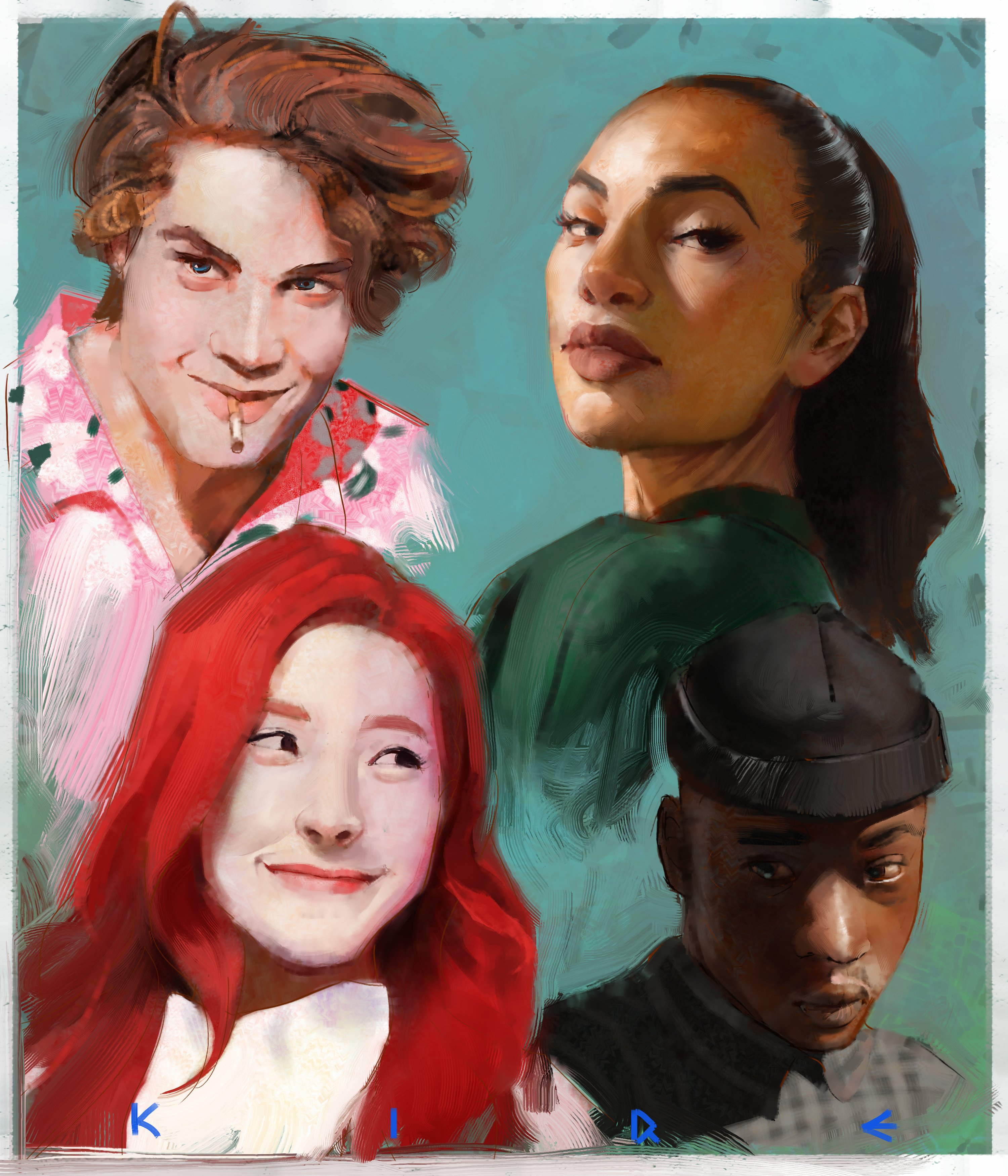 Face studies Finished Artworks Krita Artists