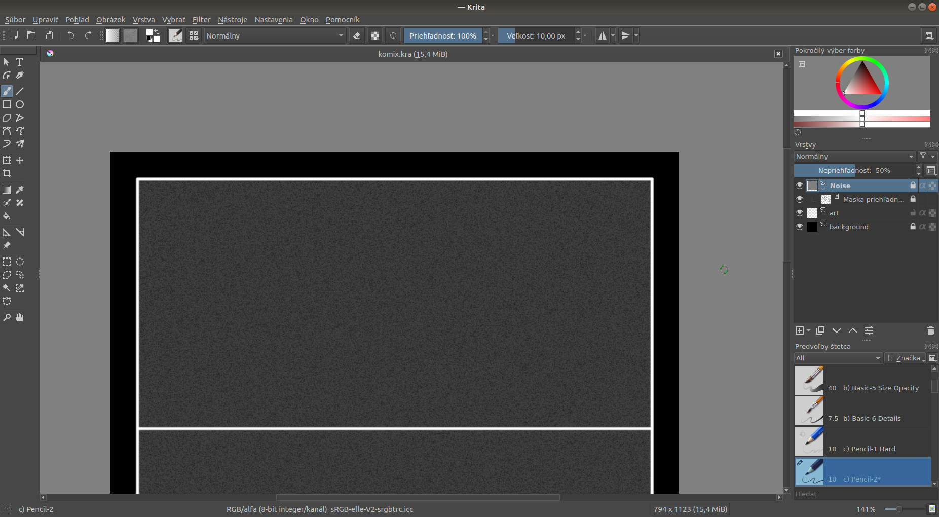 Noise filter and desaturation as mask General Questions Krita Artists
