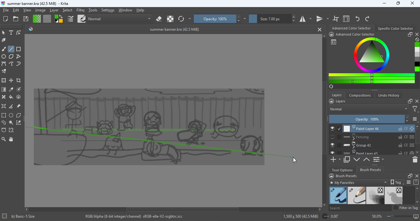 Line tool not lining? General Questions Krita Artists
