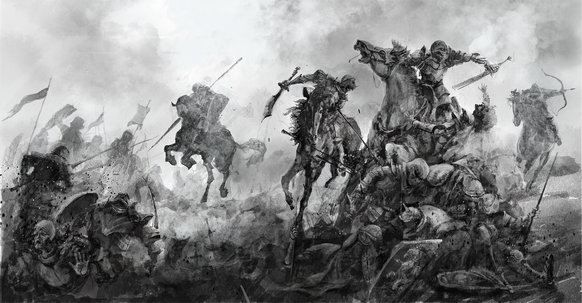 Battlefield — mass vs. void - Finished Artworks - Krita Artists