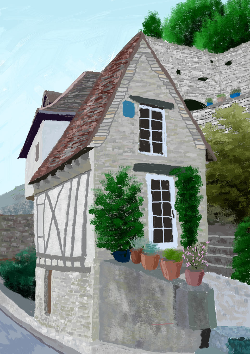 La Petite Maison - Finished Artworks - Krita Artists