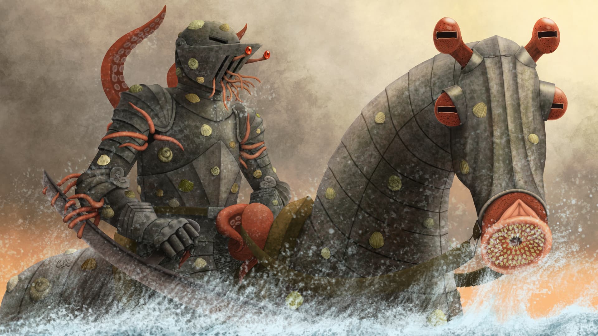 The Abyssal Knight - Finished Artworks - Krita Artists