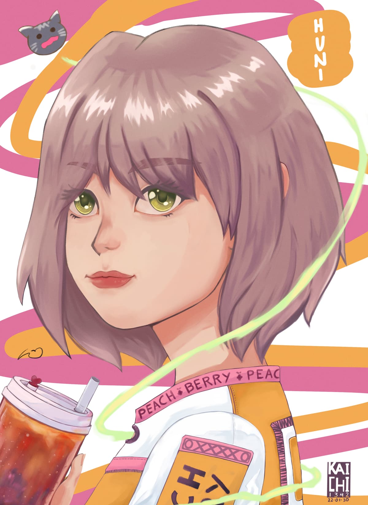 Character Portraint [Huni] - Finished Artworks - Krita Artists