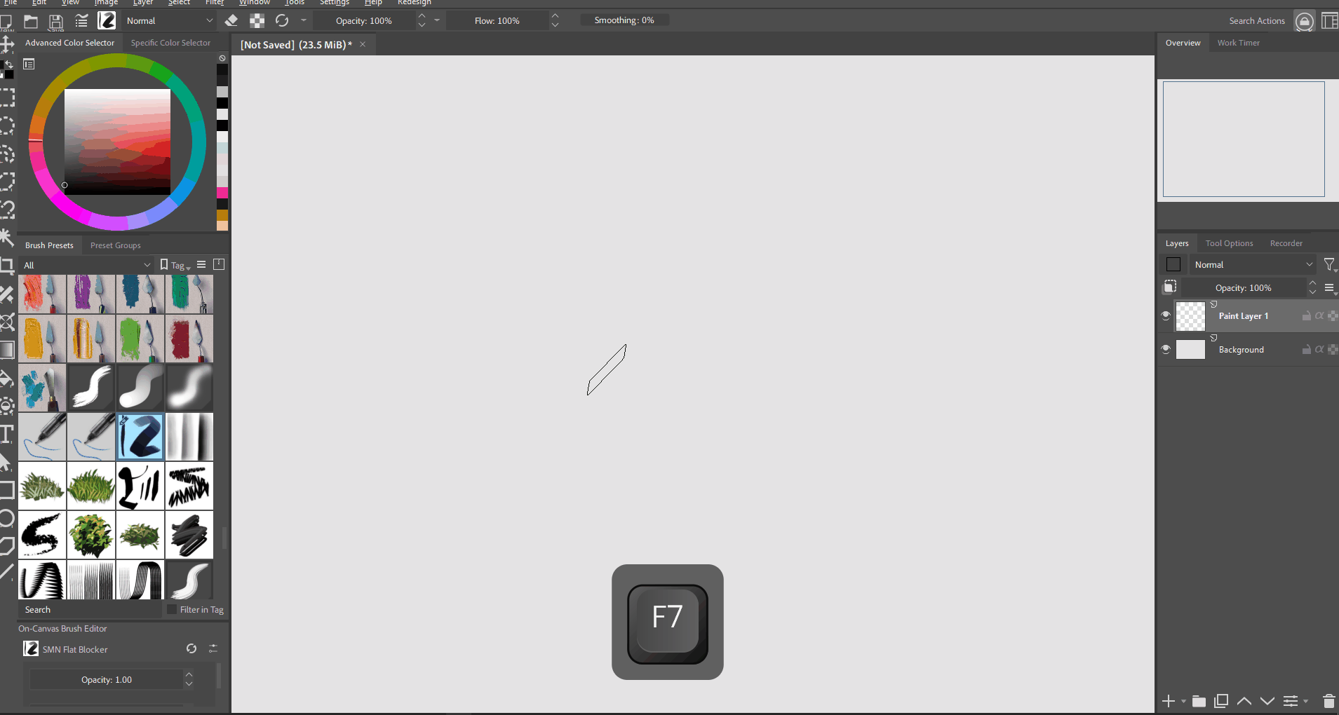 Conditional Activate Line Tool