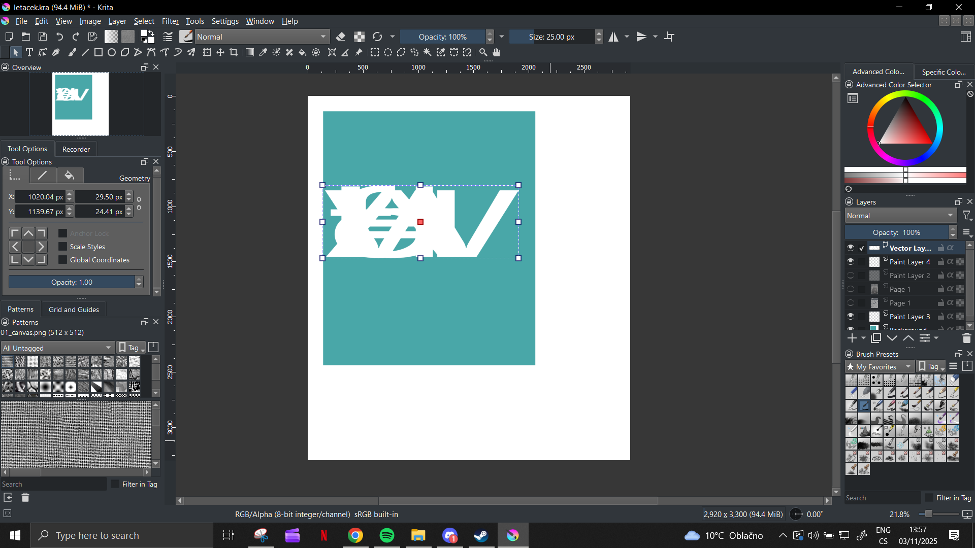 Text tool keeps squeezing my text in one place and resizing canvas