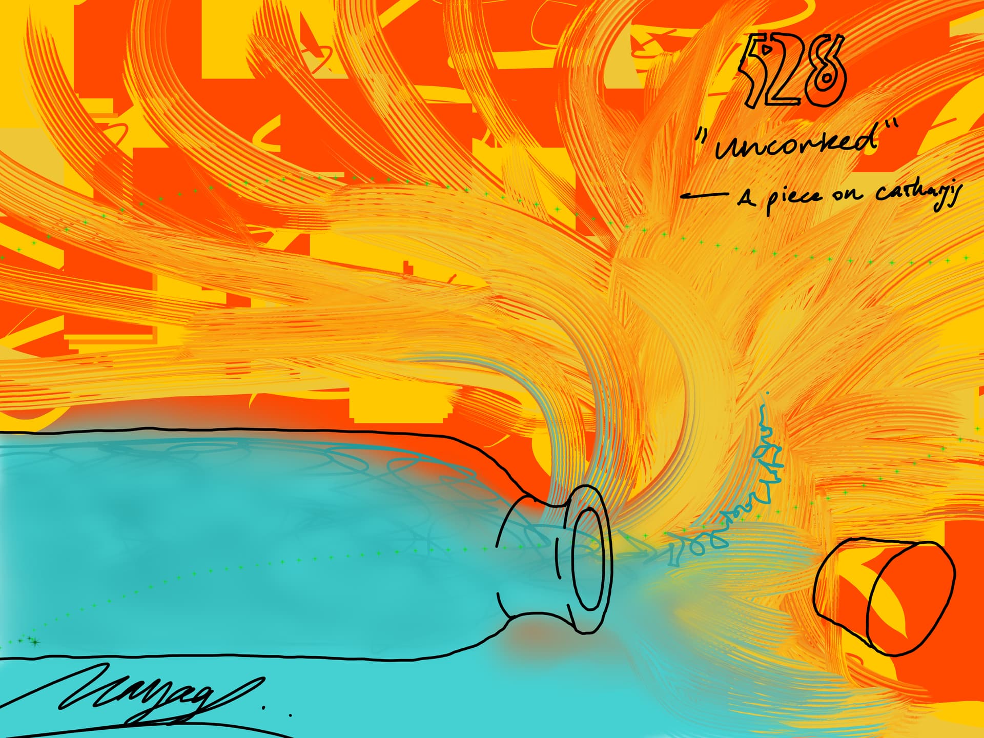 Uncorked (5/28) Finished Artworks Krita Artists