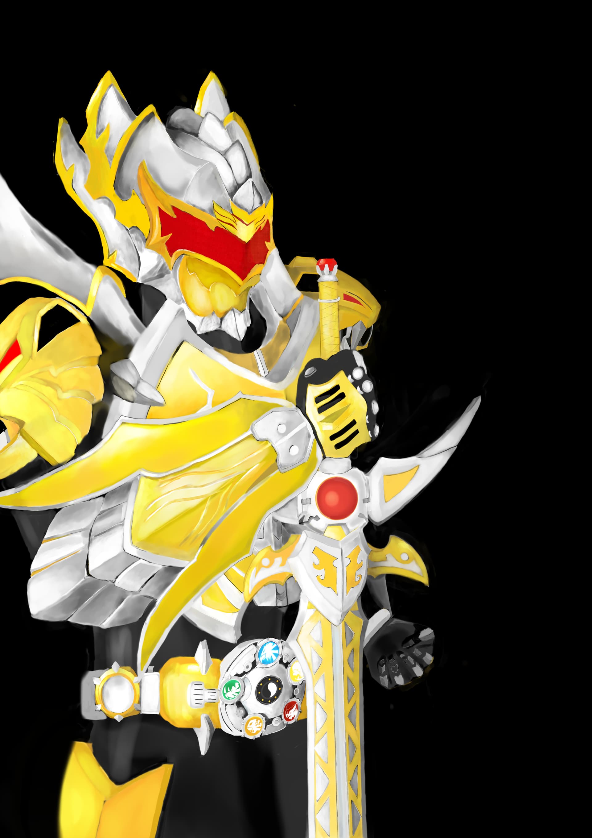 铠甲勇士（Armor hero），接触电子绘画不多- Finished Artworks - Krita Artists