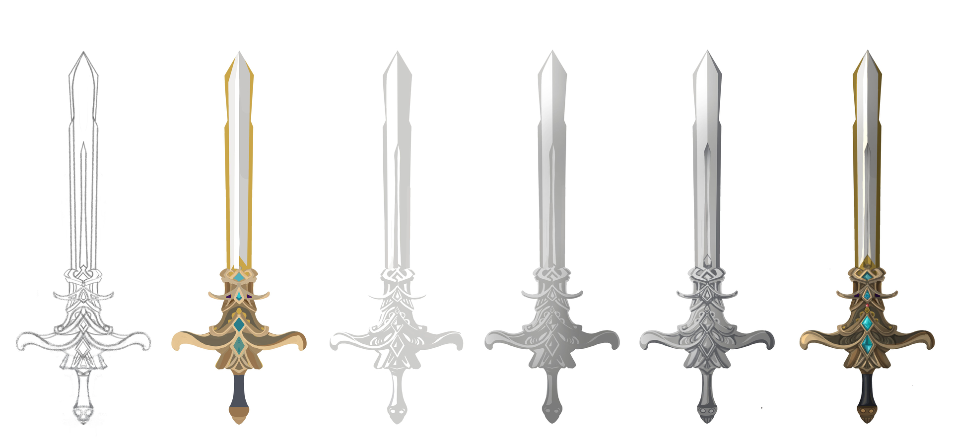 アートギミック Sword Drawing of a sword - Finished Artworks - Krita Artists