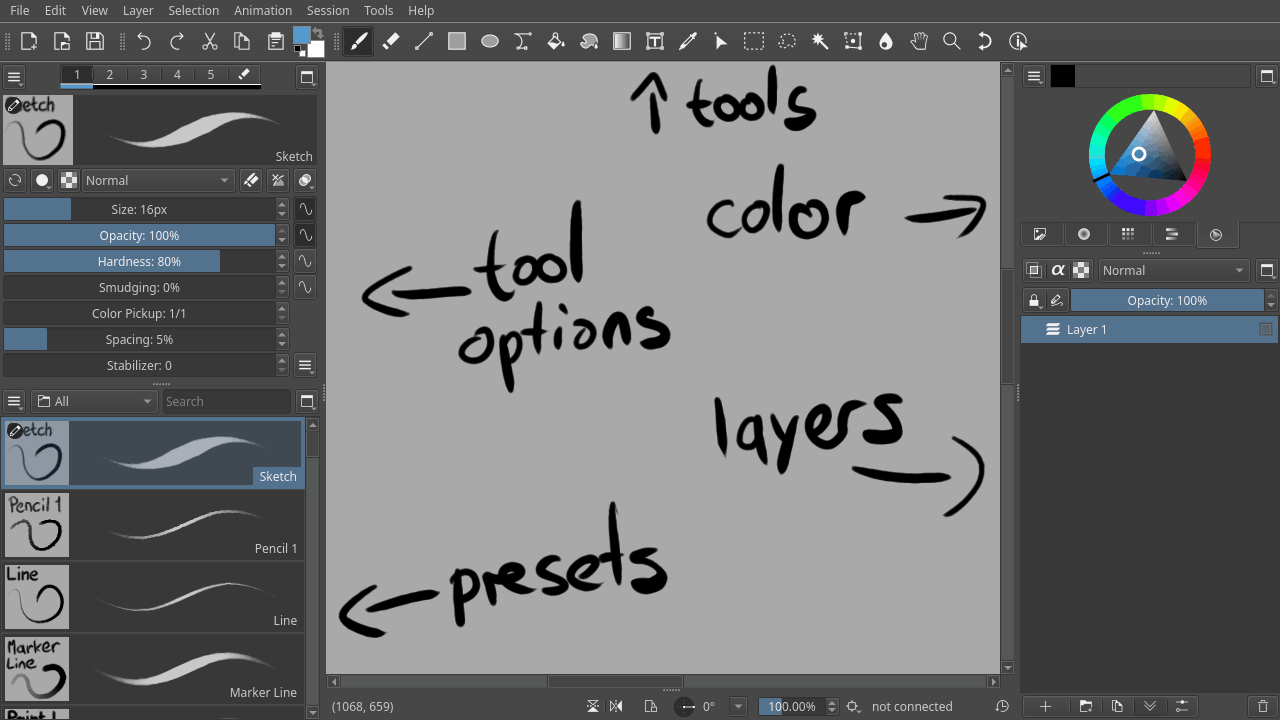 Default layout