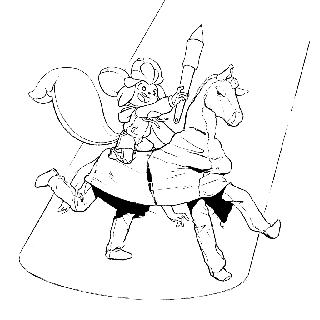 Kiki s Horseplay Finished Artworks Krita Artists