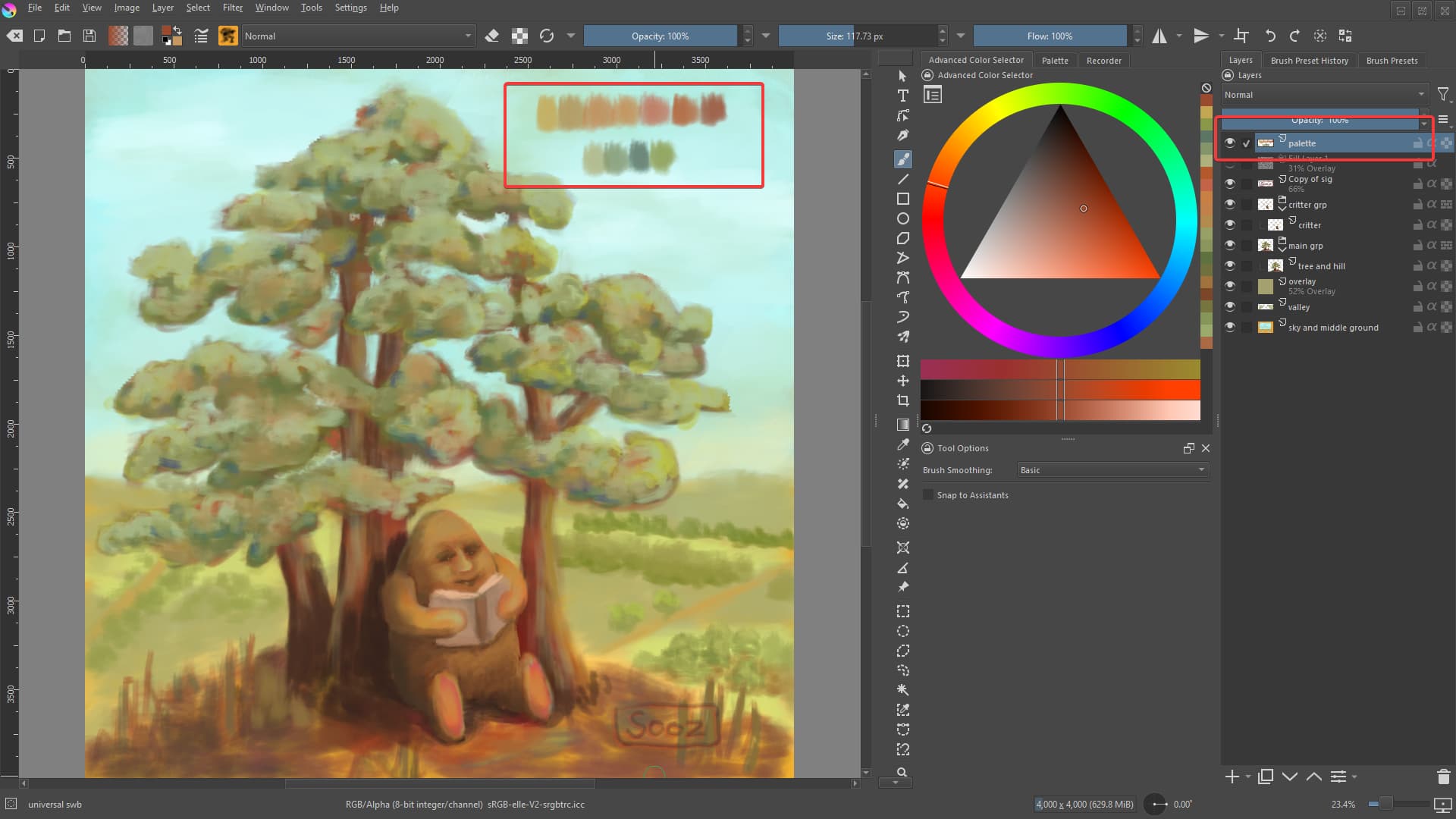 Creating a working pallet - General Questions - Krita Artists