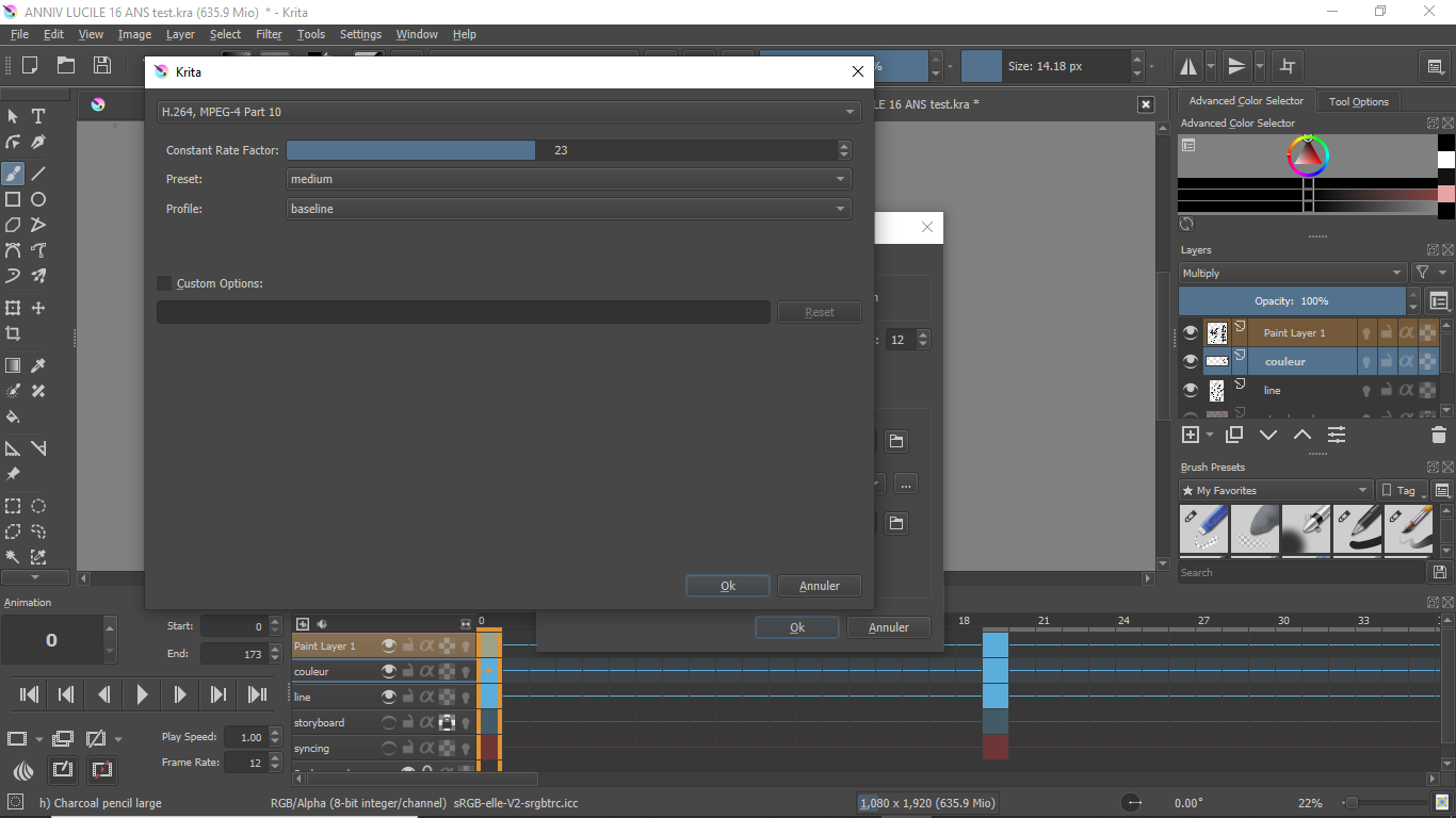 I can't render animation - General Questions - Krita Artists