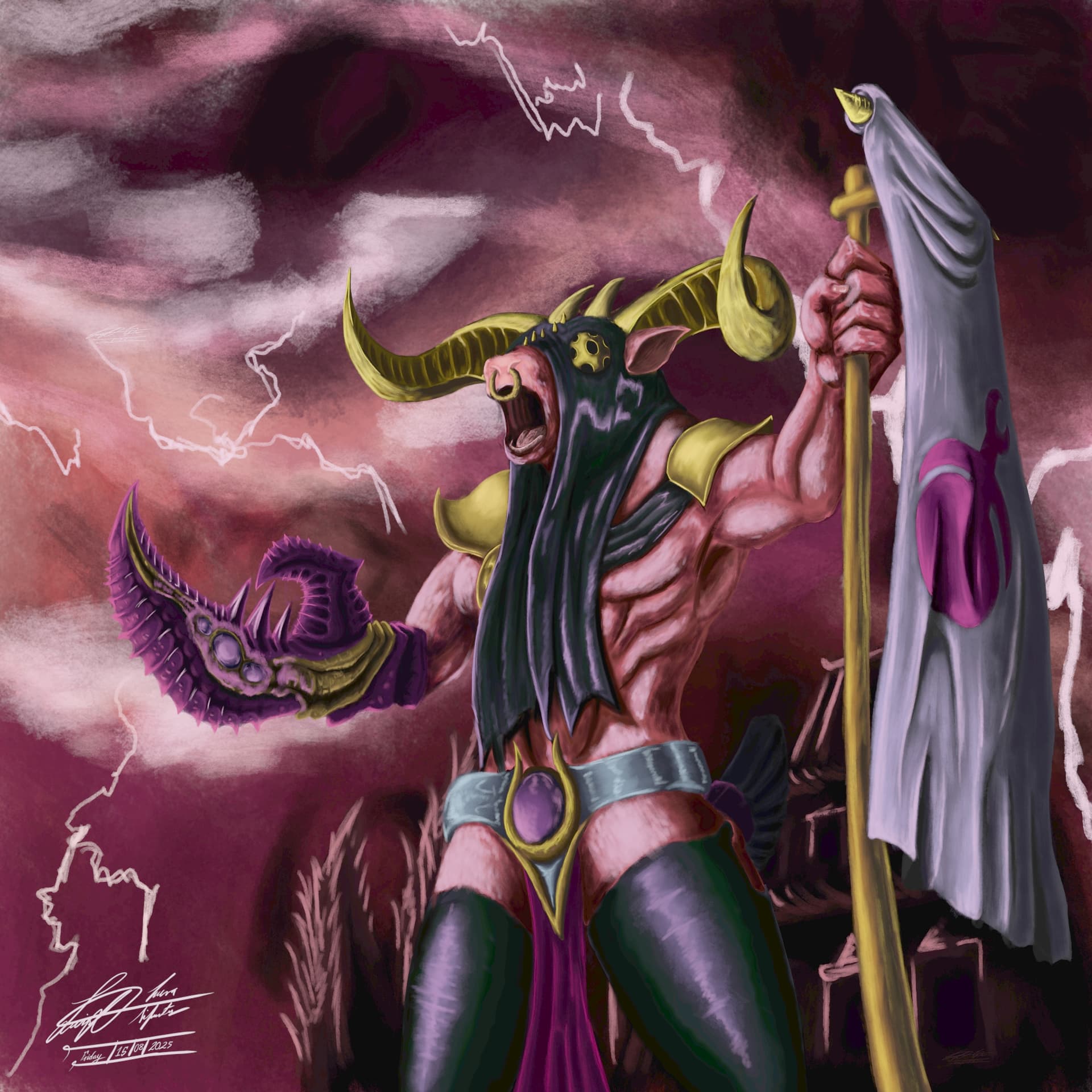 Slaangor-Album Cover Parody - Finished Artworks - Krita Artists