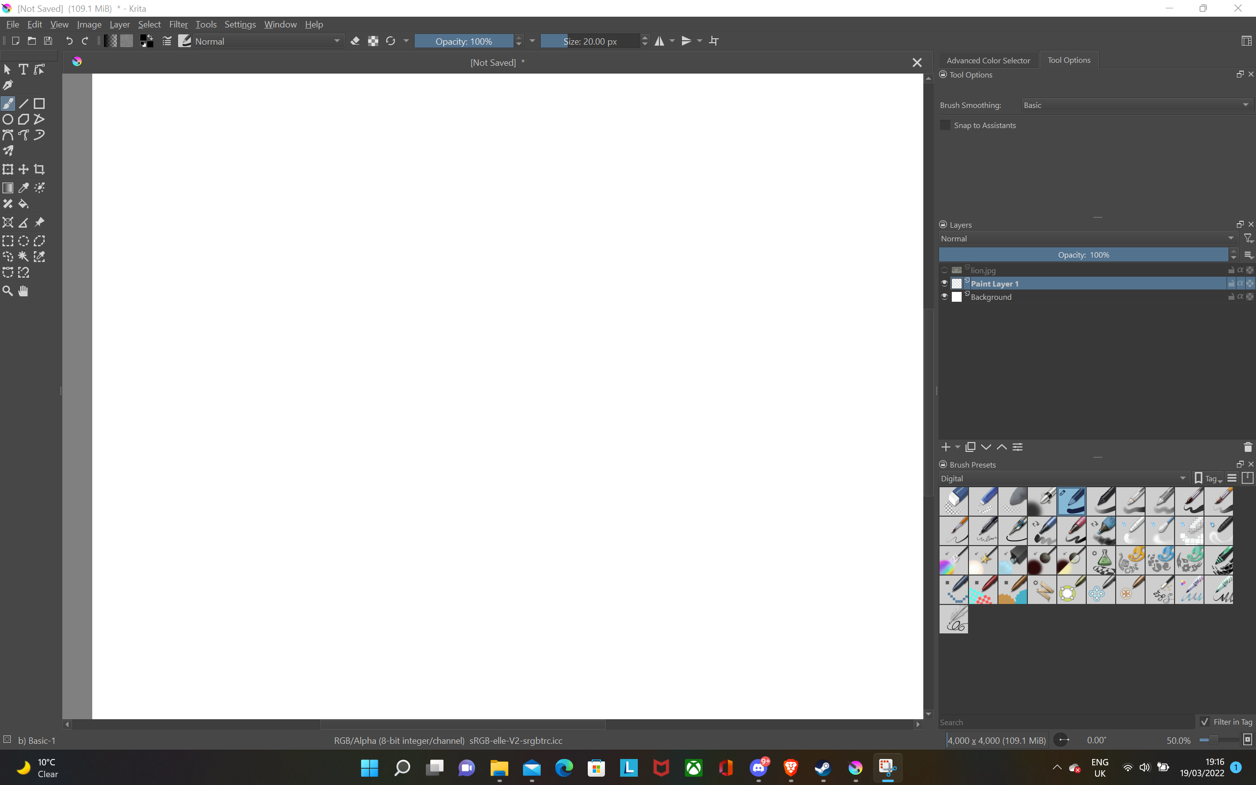 Krita Layer Folders