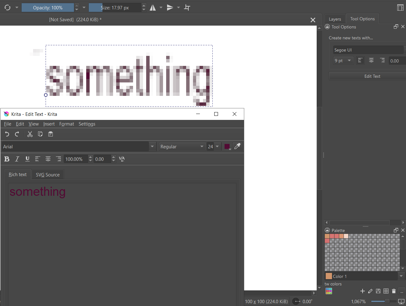 Why is my text blurry - General Questions - Krita Artists