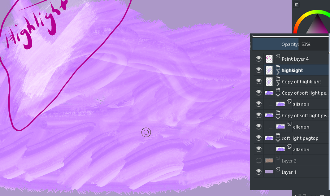 Playing around with brush and layer blend modes Artists Feedback