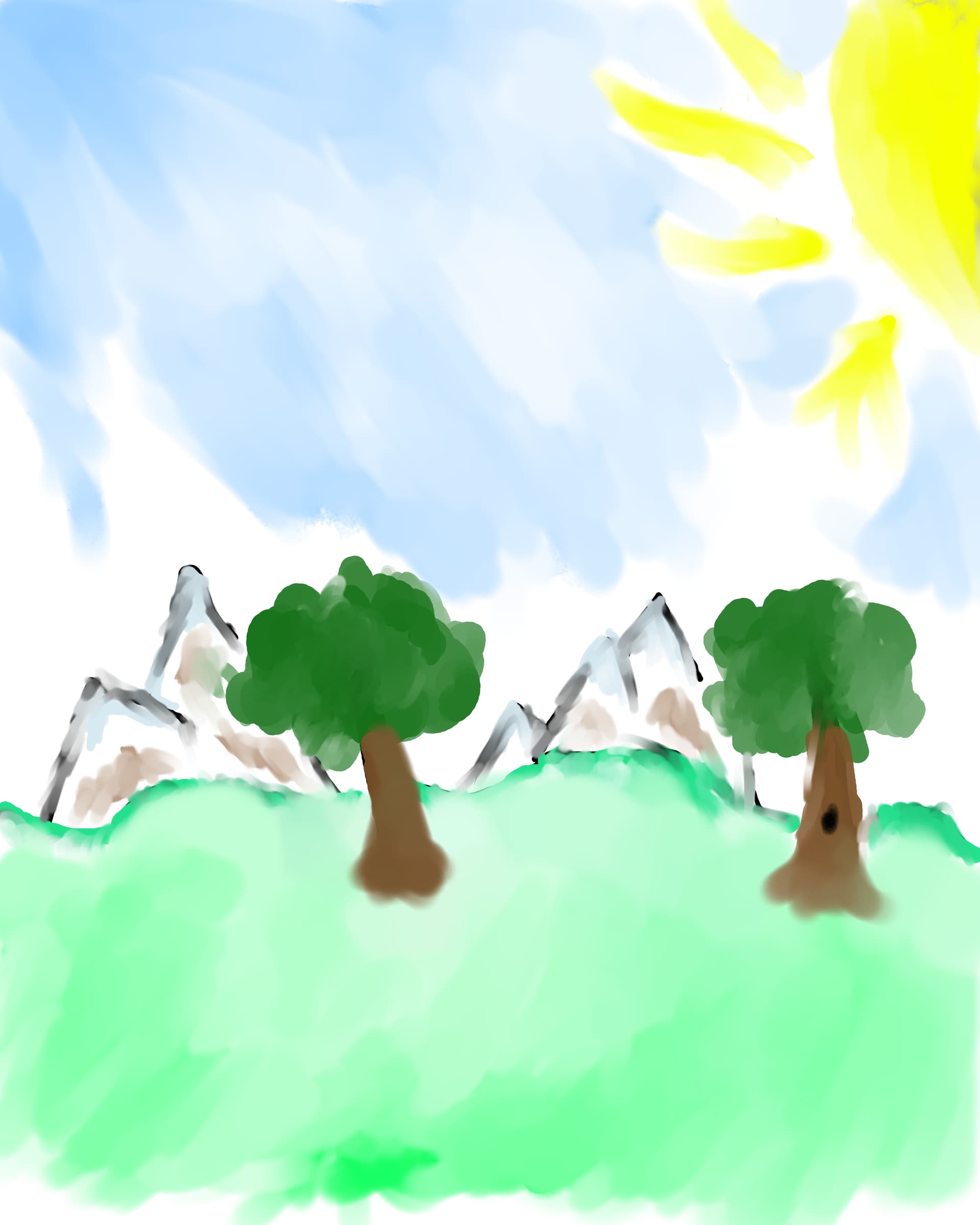 My very first digital painting (2018) - Finished Artworks - Krita Artists
