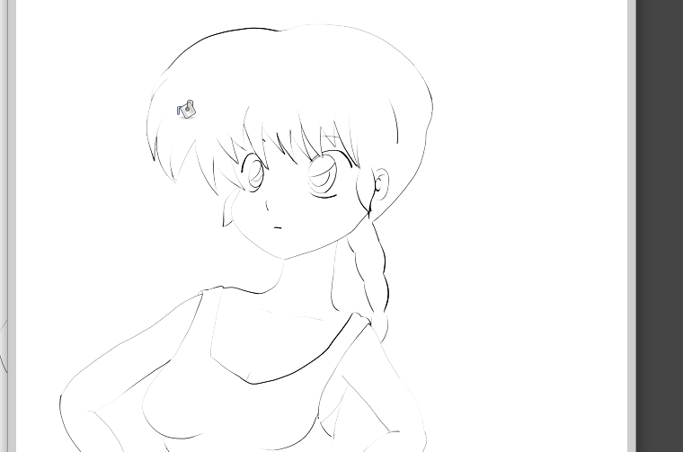 krita test app fine hair