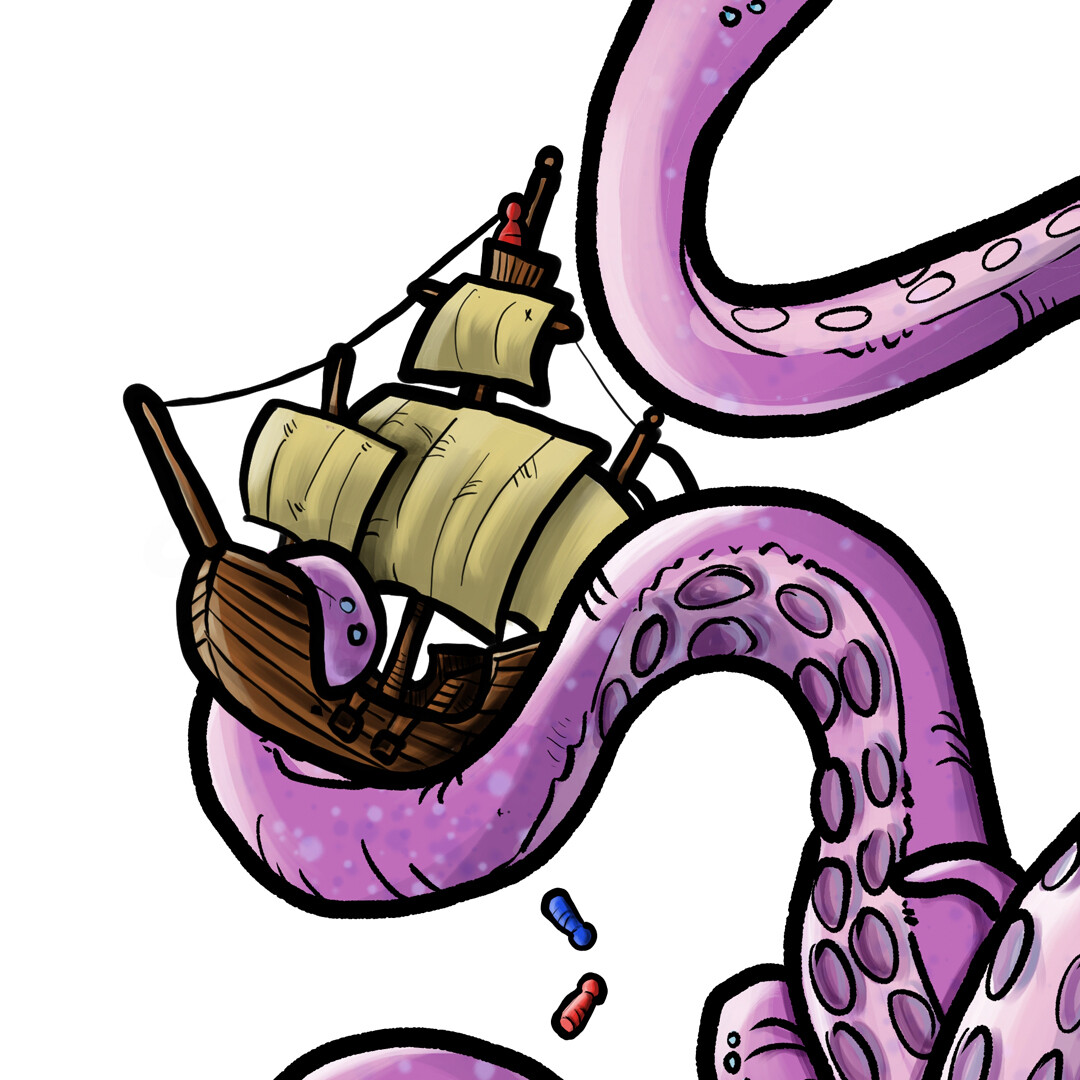 Baby Kraken - Finished Artworks - Krita Artists