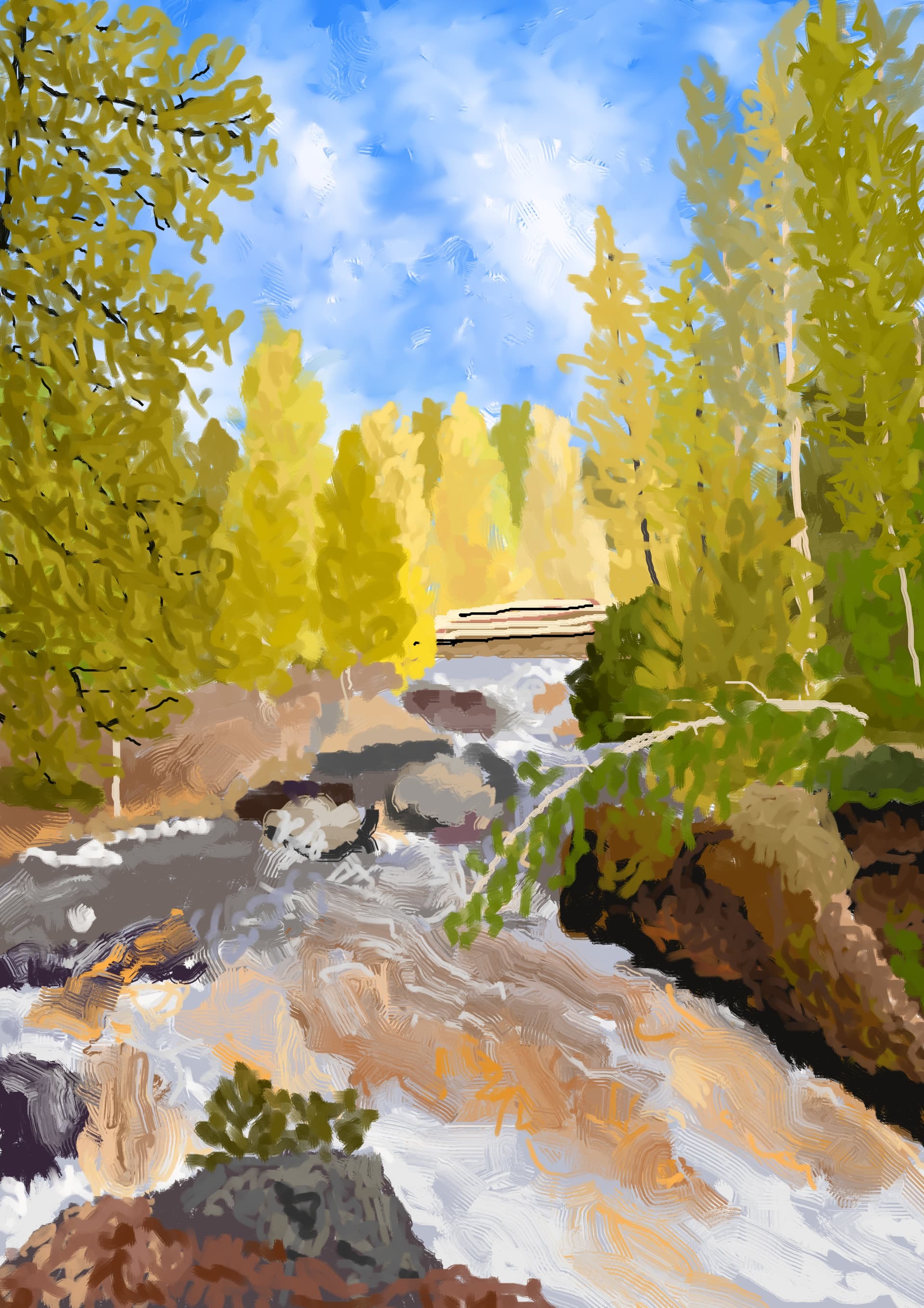 Water Rushes Drawing The Water Rushes - Finished Artworks - Krita Artists