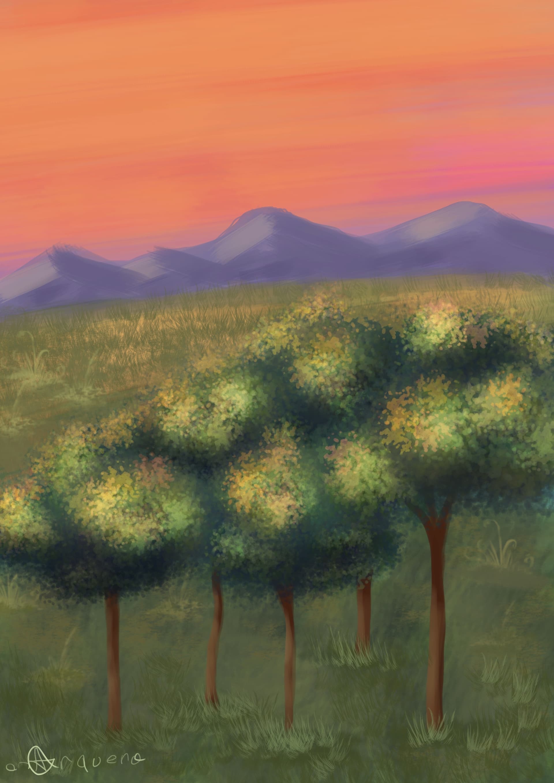 some-trees-vertical-landscape-finished-artworks-krita-artists