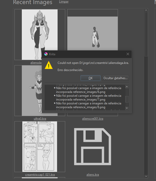 Unknown error reference images do not load - General Questions - Krita ...