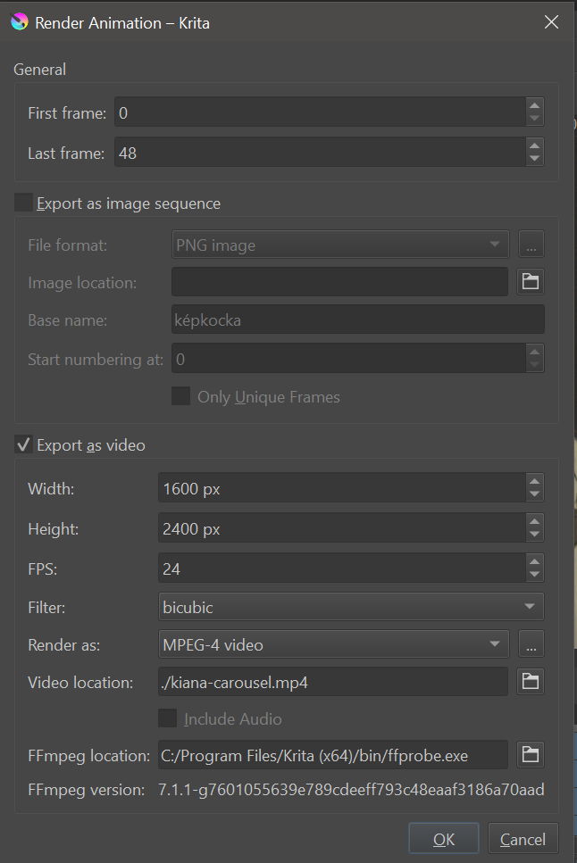 Micro Animation Error Could not render animation: Unkown Error - General Questions - Krita ...