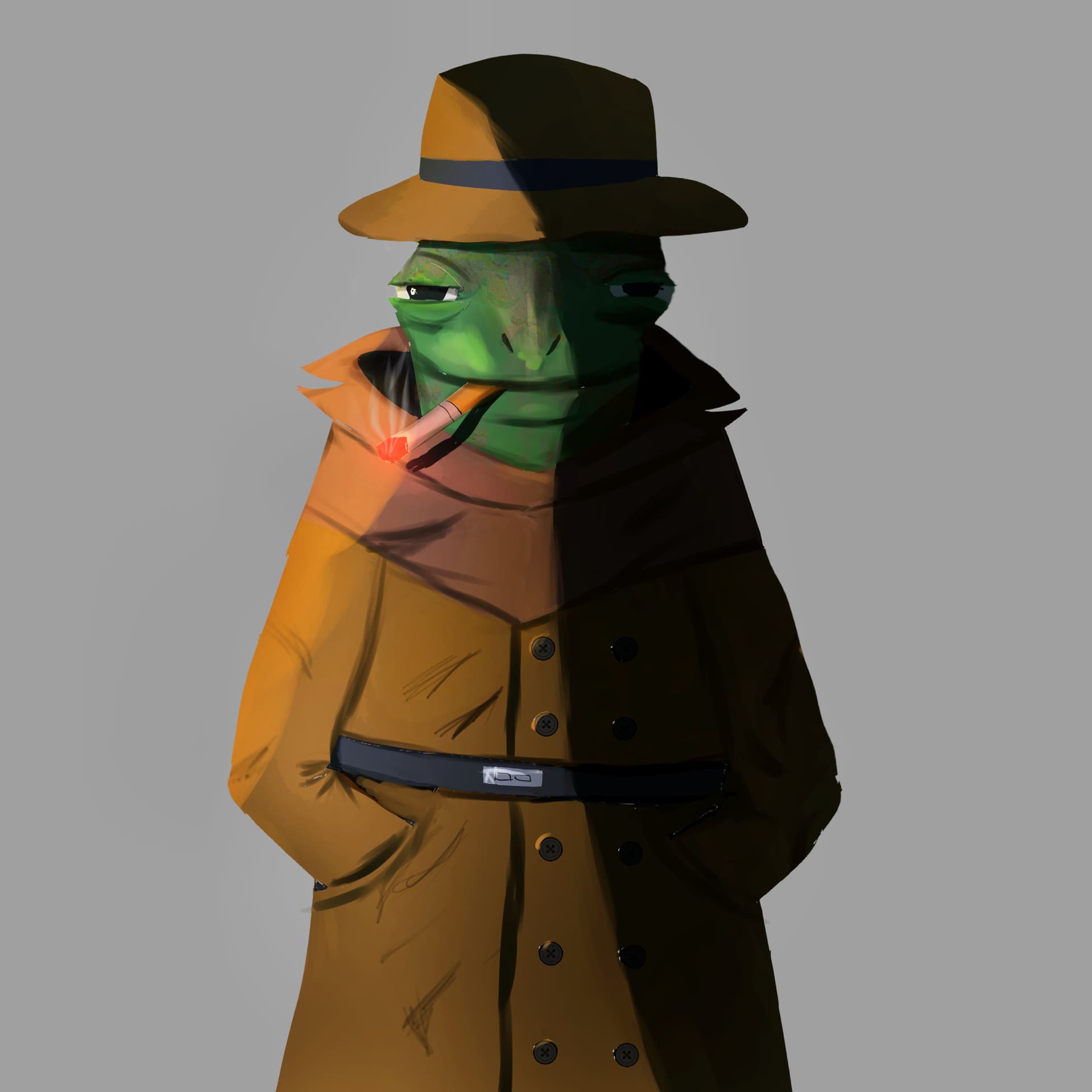 Lizard detective - sketchbook - Krita Artists