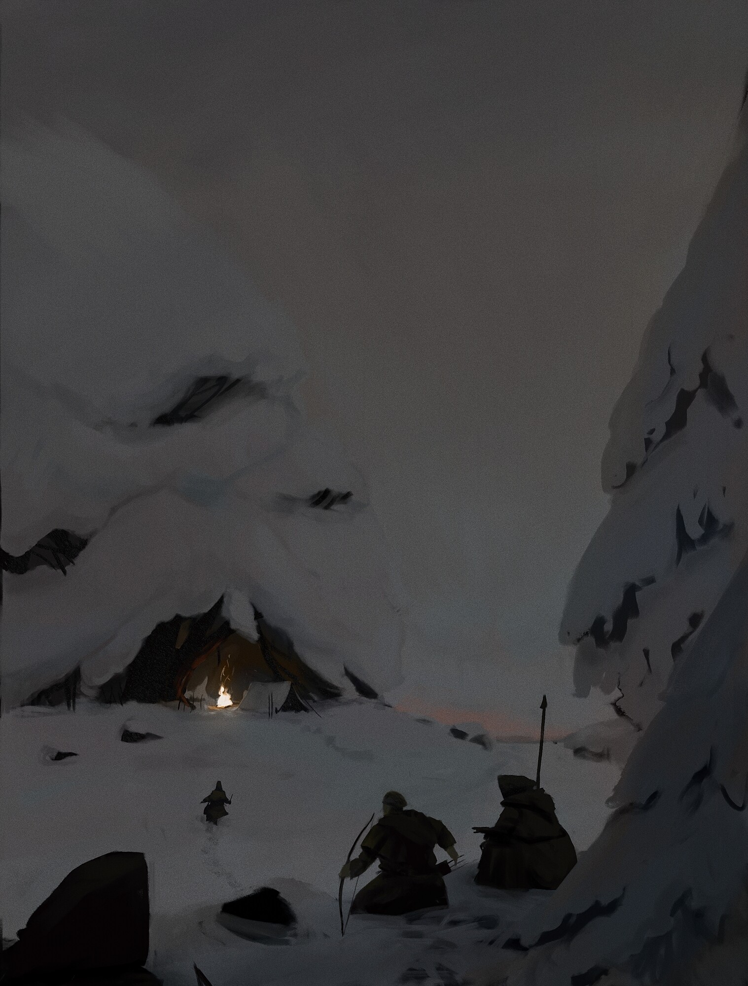 Night raid - Finished Artworks - Krita Artists
