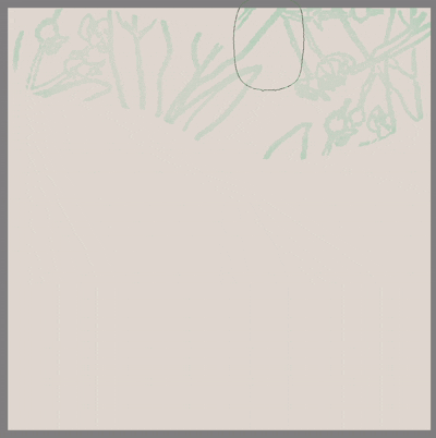 Pattern with brush showcase