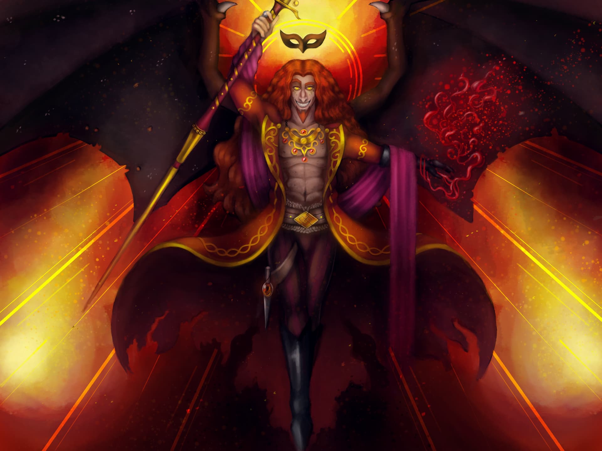 Malrogo, Sanguis Ignis (DnD) - Finished Artworks - Krita Artists