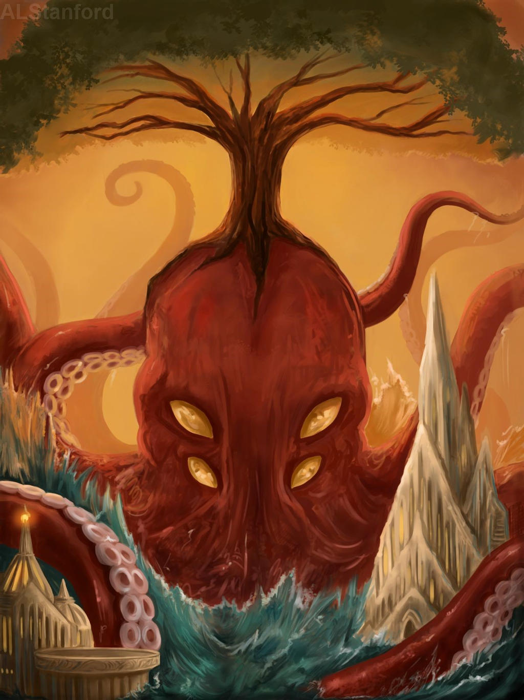 Old God Of The Sea - Finished Artworks - Krita Artists