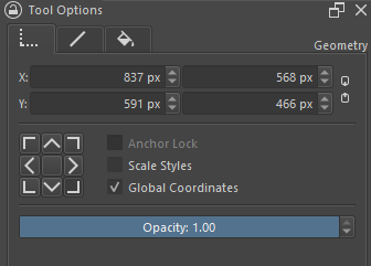 Shape Tool Options