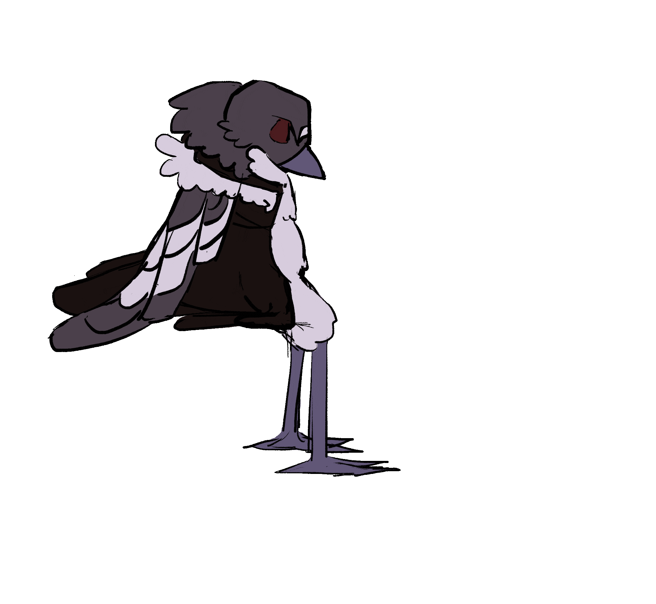Short Animation of a bird character - Animations - Krita Artists