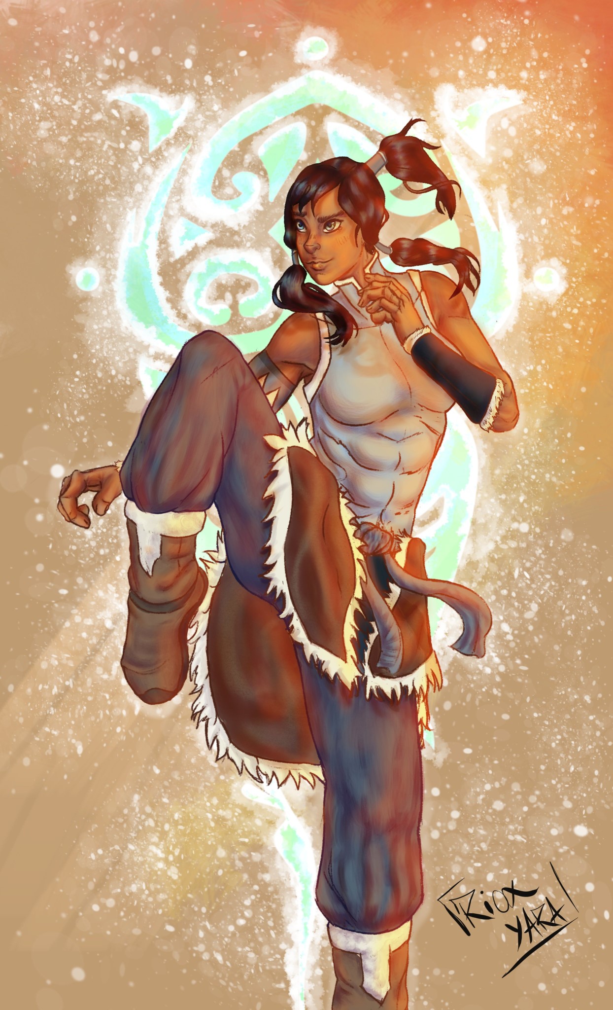 Korra Drawing finished artwork Finished Artworks Krita Artists