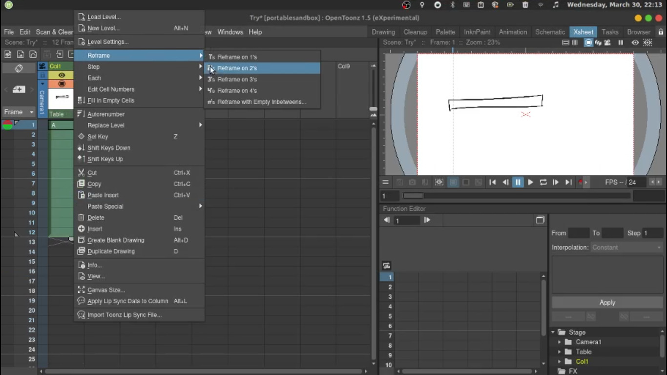 Reframe option for quickly create space between keyframe - Feature ...