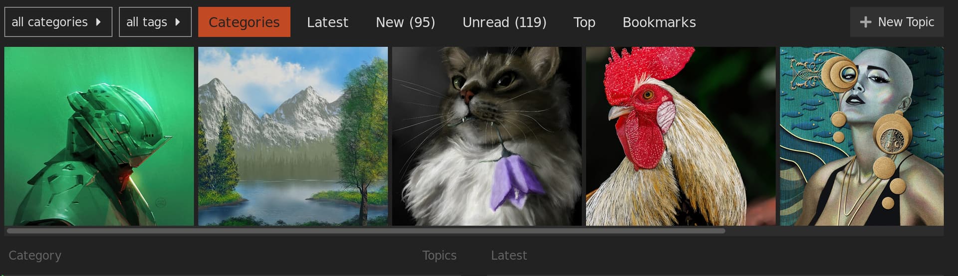The Featured Gallery overlaps labels and its slider doesn't work - Site ...