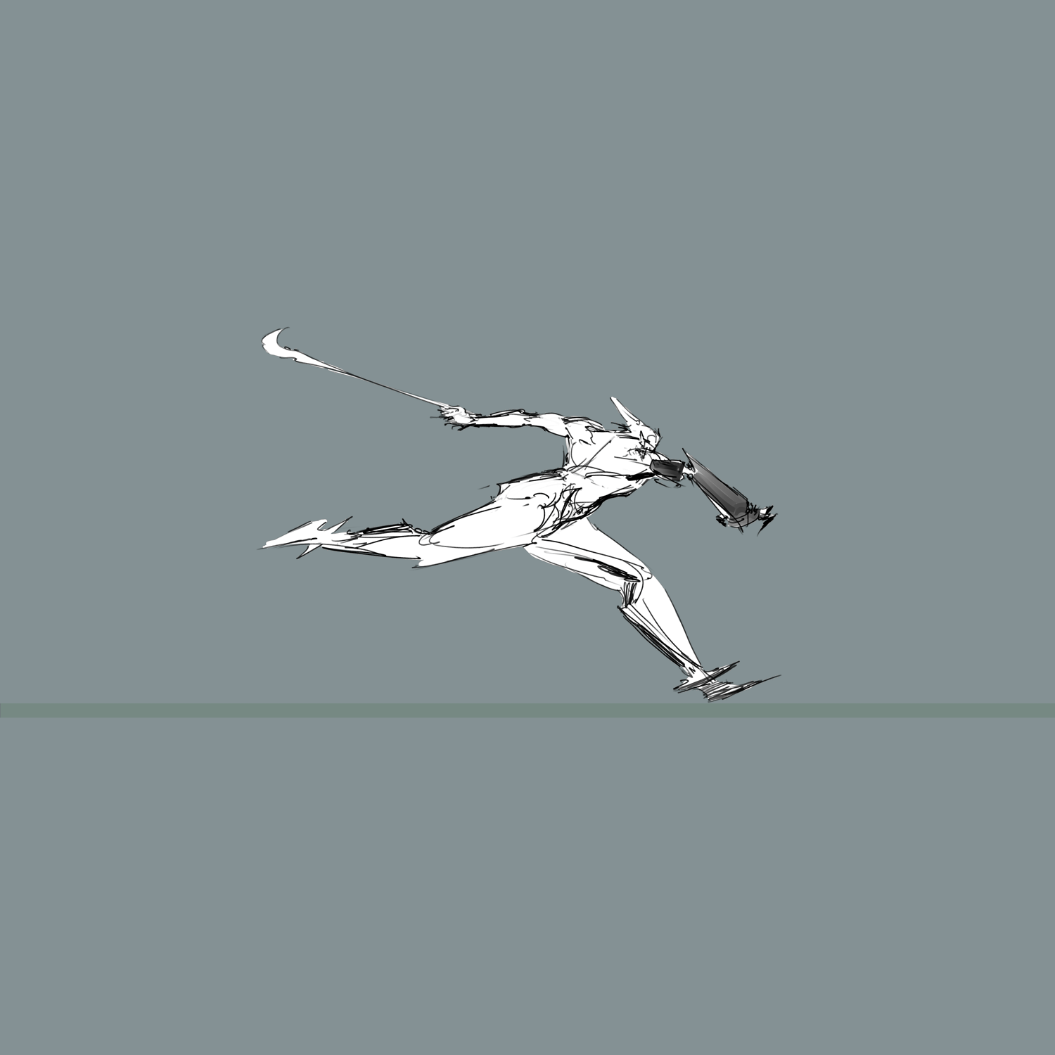 Protag Combat Run Bones Rough Pass Alpha Fill