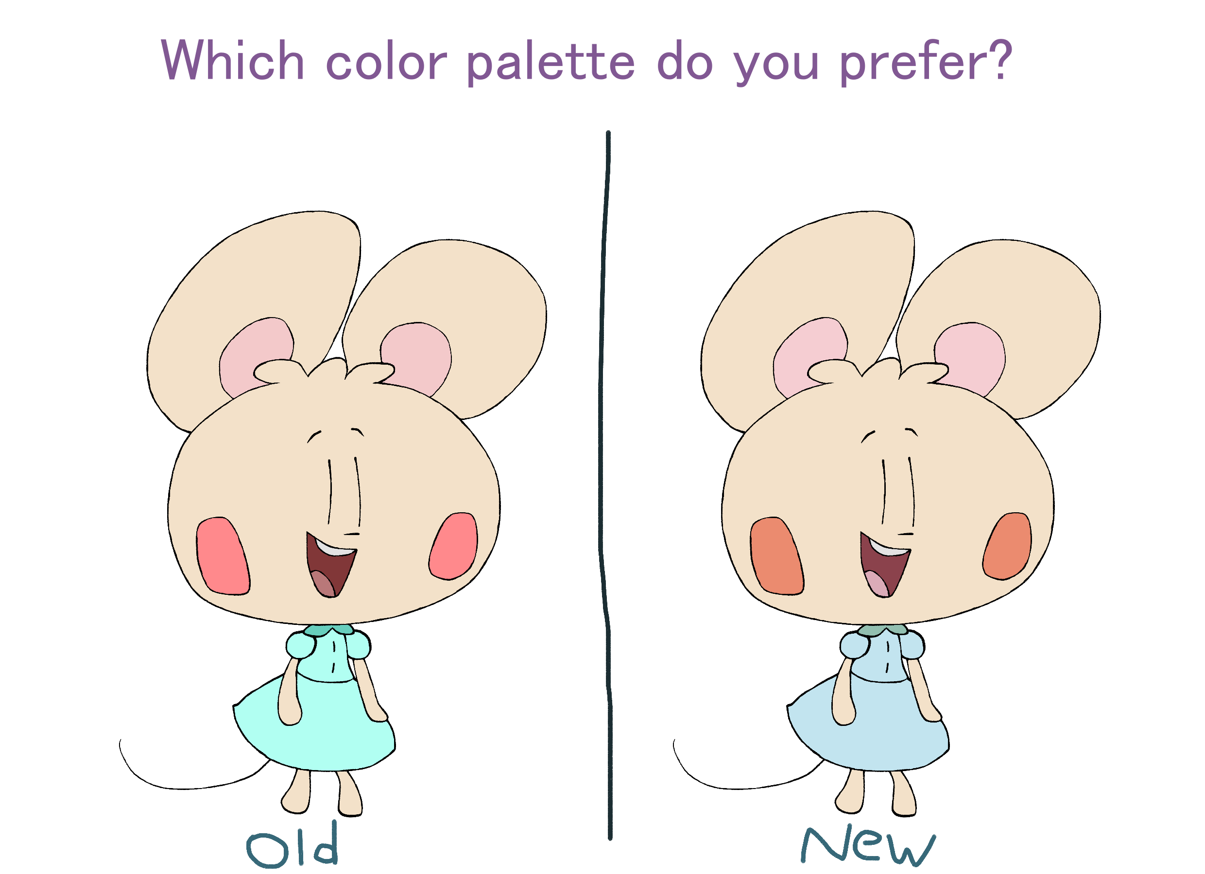 Which color palette do you prefer? - Colby Cheddar - Finished Artworks ...