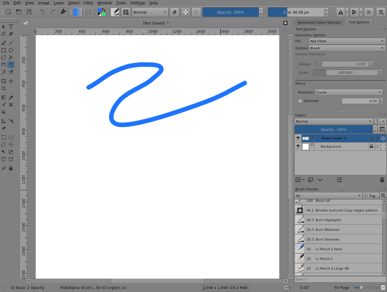 Stylus on Freehand Path Not Working Input Device Support Krita Artists